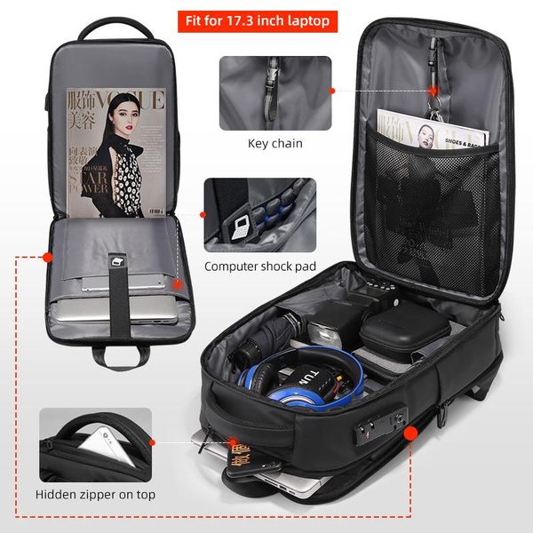 backpack fenruien multifunction waterproof anti-thief school men travel business backpacks fit for 15.6 inch laptop
backpack fenruien multifunction waterproof anti-thief school men travel business backpacks fit for 15.6 inch laptop