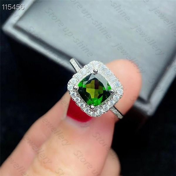 cluster rings natural diopside ring 925 silver ladies fine inlaid simple, refined and elegant, Golden;silver
cluster rings natural diopside ring 925 silver ladies fine inlaid simple, refined and elegant, Golden;silver