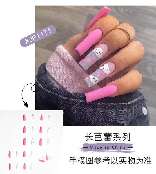 false nails 24pcs clouds smileys print nail patch glue type removable long paragraph fashion manicure save time butt666, Red;gold
false nails 24pcs clouds smileys print nail patch glue type removable long paragraph fashion manicure save time butt666, Red;gold