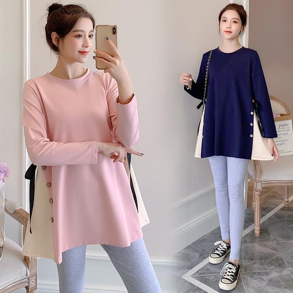 maternity dresses 678# dress spring autumn cotton long sleeve loose a line for pregnant women mom, White
maternity dresses 678# dress spring autumn cotton long sleeve loose a line for pregnant women mom, White