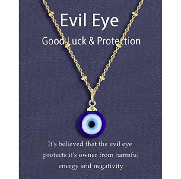 devil's eye turkish blue eyes bead chain pendant necklace gold chains jewelry love gift, Silver
devil's eye turkish blue eyes bead chain pendant necklace gold chains jewelry love gift, Silver