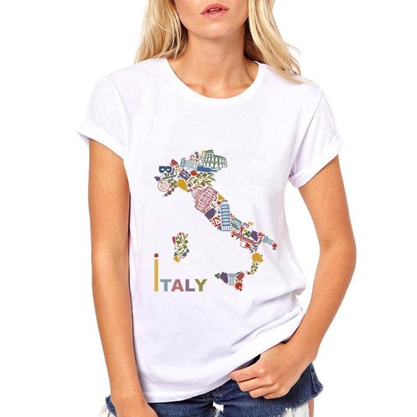 women's t-shirt creative italy map t shirt woman casual white tshort sleeve rich material unimaginable
women's t-shirt creative italy map t shirt woman casual white tshort sleeve rich material unimaginable