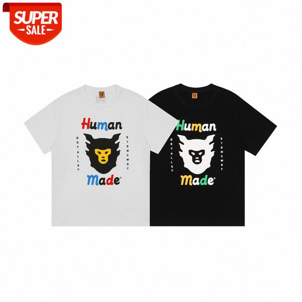 human made color ape head logo oversized version short-sleeved t-shirt student couple #bx4u, White;black
human made color ape head logo oversized version short-sleeved t-shirt student couple #bx4u, White;black