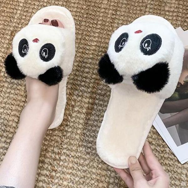 autumn cute cartoon panda plush slippers casual women home indoor shoes winter non-slip cotton xx633, Black
autumn cute cartoon panda plush slippers casual women home indoor shoes winter non-slip cotton xx633, Black