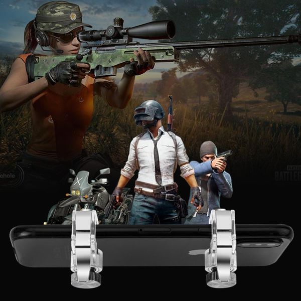 game controllers & joysticks metal phone gamepad trigger fire button aim key smart pubg mobile controller joystick
game controllers & joysticks metal phone gamepad trigger fire button aim key smart pubg mobile controller joystick