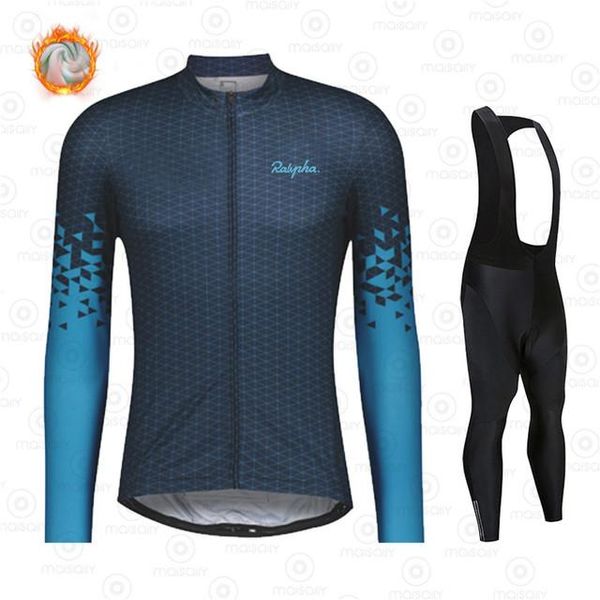 racing sets 2021 ralvpha team winter cycling suit bib set warm wool fleece ropa ciclismo invierno bicycle mens triathlon bike jersey, Black;blue 
racing sets 2021 ralvpha team winter cycling suit bib set warm wool fleece ropa ciclismo invierno bicycle mens triathlon bike jersey, Black;blue