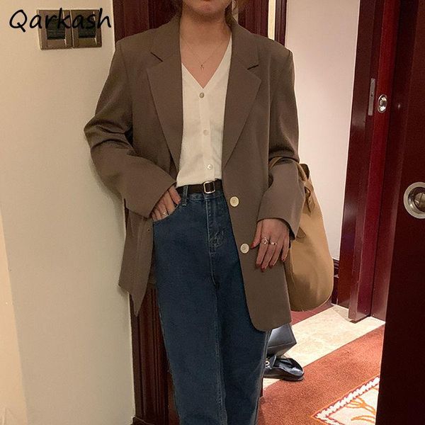 women's suits & blazers women single breasted classic solid fashion harajuku feminine autumn all-match outwear vintage cozy ladies eleg, White;black
women's suits & blazers women single breasted classic solid fashion harajuku feminine autumn all-match outwear vintage cozy ladies eleg, White;black