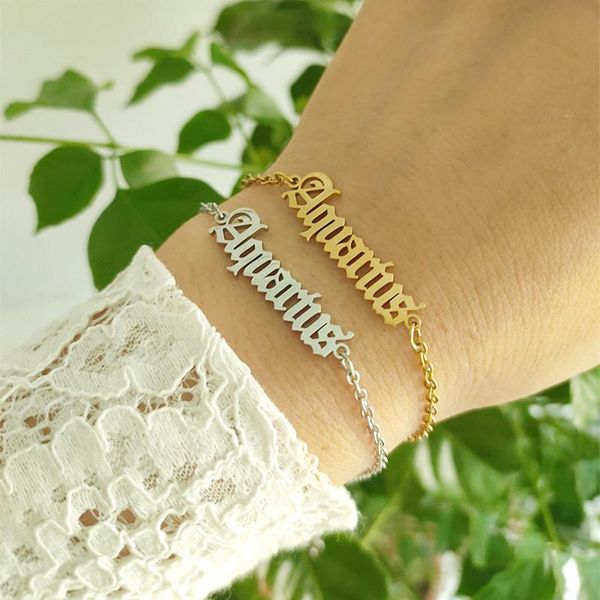 link, chain zodiac bracelet old english aquarius letters pulseras mujer gothic jewelry constellation astrology bracelets women birthday bgs, Black
link, chain zodiac bracelet old english aquarius letters pulseras mujer gothic jewelry constellation astrology bracelets women birthday bgs, Black