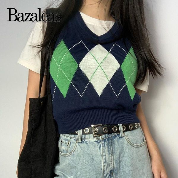 women's vests fashion tartan green pattern v neck streetwear knitted sweater women vintage vest pull femme drop, Black;white
women's vests fashion tartan green pattern v neck streetwear knitted sweater women vintage vest pull femme drop, Black;white