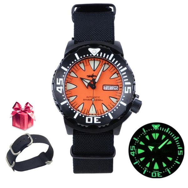 wristwatches heimdallr monster automatic watch men nh36a men's mechanical watches sapphire glass 62mas black pvd luminous diving 200m, Slivery;brown
wristwatches heimdallr monster automatic watch men nh36a men's mechanical watches sapphire glass 62mas black pvd luminous diving 200m, Slivery;brown