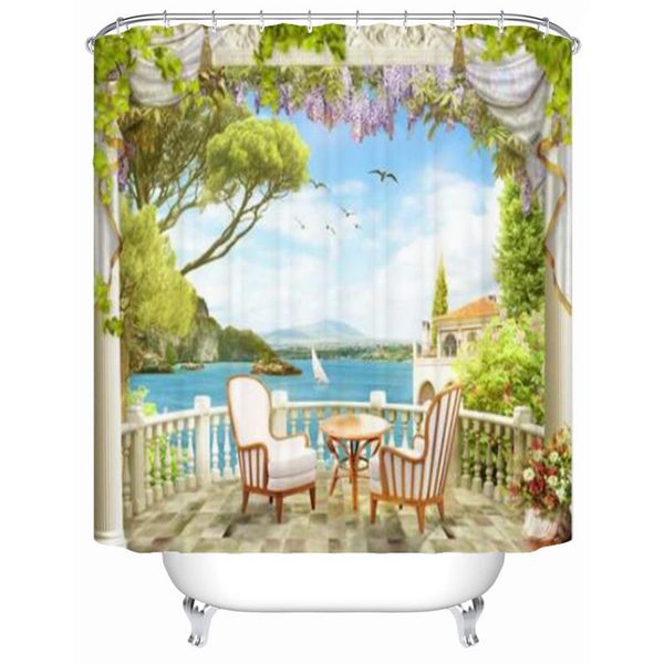 shower curtains patio landscape flowers curtain european rural town street printing fabric bathroom with hooks
shower curtains patio landscape flowers curtain european rural town street printing fabric bathroom with hooks