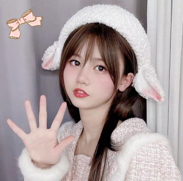berets original design sheep ears baa plush beret lambswool lolita handmade, Blue;gray
berets original design sheep ears baa plush beret lambswool lolita handmade, Blue;gray