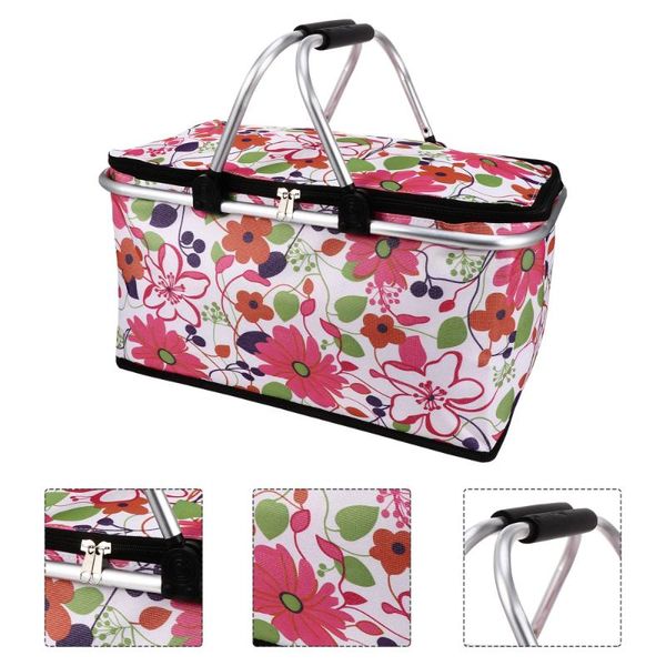 storage baskets 1pc picnic insulation basket grocery folding large capacity lunch bag
storage baskets 1pc picnic insulation basket grocery folding large capacity lunch bag