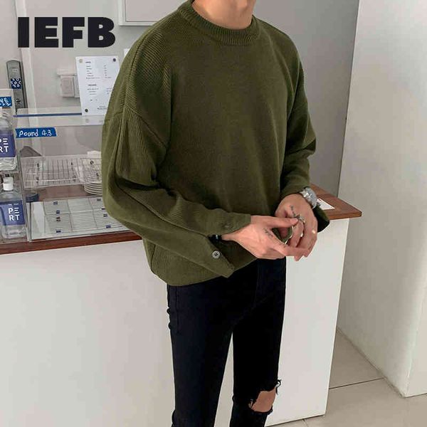 iefb autumn winter kint sweater men's korean loose solid bottom kintwear trend split long sleeve vintage round collar pullovers 210524, White;black
iefb autumn winter kint sweater men's korean loose solid bottom kintwear trend split long sleeve vintage round collar pullovers 210524, White;black