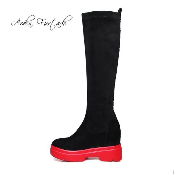boots arden furtado fashion women's shoes winter concise suede pure color over the knee high classics, Black
boots arden furtado fashion women's shoes winter concise suede pure color over the knee high classics, Black