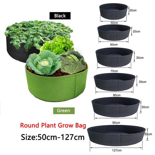 planters & pots 6 size round shape fabric plants grow bag for garden vegetable cultivation pot home fruit growing bags planter 
planters & pots 6 size round shape fabric plants grow bag for garden vegetable cultivation pot home fruit growing bags planter