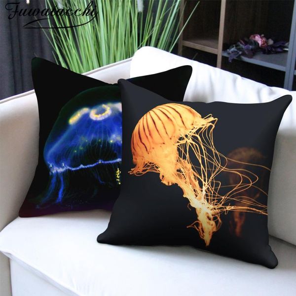 cushion/decorative pillow fuwatacchi jellyfish pattern throw cover sea printed decorative cushion home decor square pillowcase for sofa 
cushion/decorative pillow fuwatacchi jellyfish pattern throw cover sea printed decorative cushion home decor square pillowcase for sofa