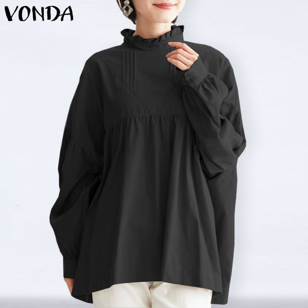 blouses elegant women turtle neck lace puff pleated blouse 2021 vonda casual long sleeve color solid tunic 5xl, White
blouses elegant women turtle neck lace puff pleated blouse 2021 vonda casual long sleeve color solid tunic 5xl, White