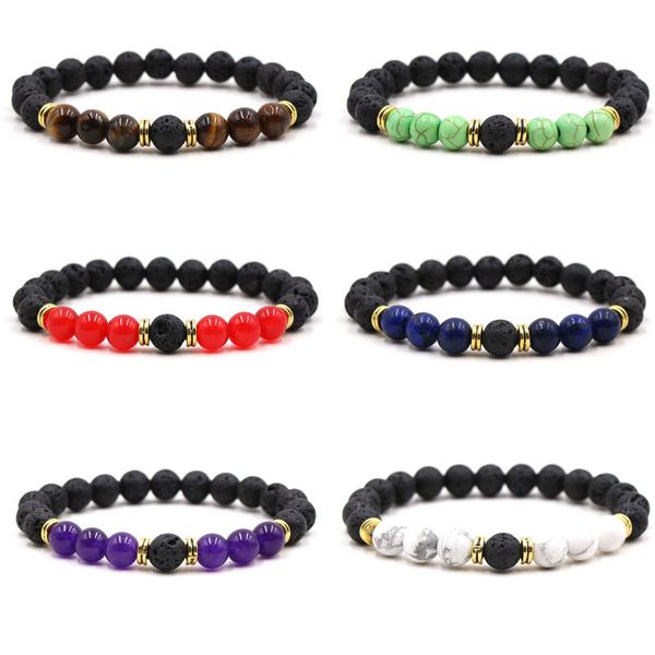 8mm natural lava stone energy bead strands handmade charm bracelets for women men party club yoga sports fashion jewelry, Black
8mm natural lava stone energy bead strands handmade charm bracelets for women men party club yoga sports fashion jewelry, Black