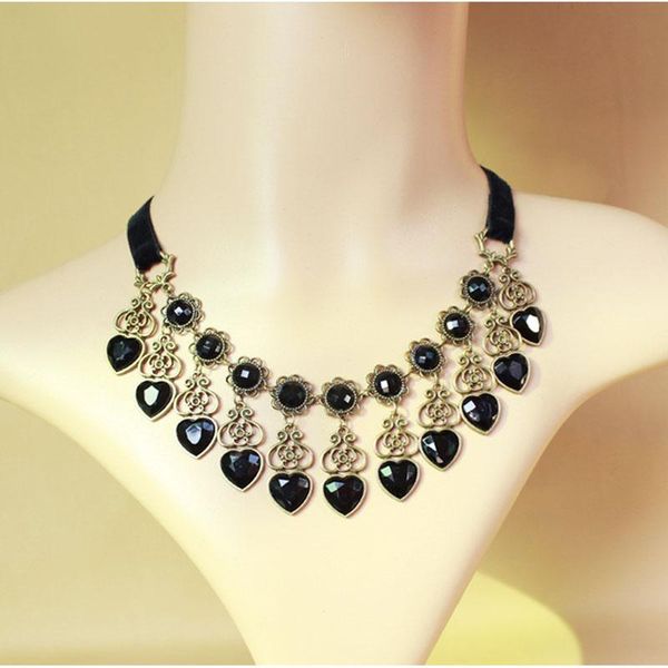 chokers 2021 collares gothic black lace halloween necklace vintage victorian women's neck chain tassel steampunk jewelry, Golden;silver
chokers 2021 collares gothic black lace halloween necklace vintage victorian women's neck chain tassel steampunk jewelry, Golden;silver