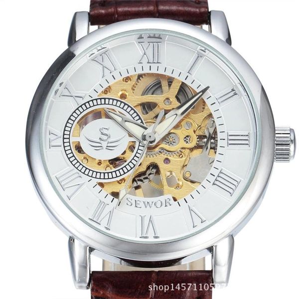 wristwatches jojozsewor hollow manual fashion men's mechanical watch gift international, Slivery;brown
wristwatches jojozsewor hollow manual fashion men's mechanical watch gift international, Slivery;brown