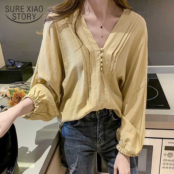 shirt women's autumn korean-style loose lantern sleeve shirt solid color bottoming shirt simple vintage blouse 11002 210528, White
shirt women's autumn korean-style loose lantern sleeve shirt solid color bottoming shirt simple vintage blouse 11002 210528, White