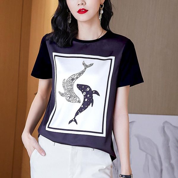 women's t-shirt bethquenoy cotton black tshirts women 2021 summer cartoon short sleeve camisetas mujer fashion clothes femme o-neck, White
women's t-shirt bethquenoy cotton black tshirts women 2021 summer cartoon short sleeve camisetas mujer fashion clothes femme o-neck, White