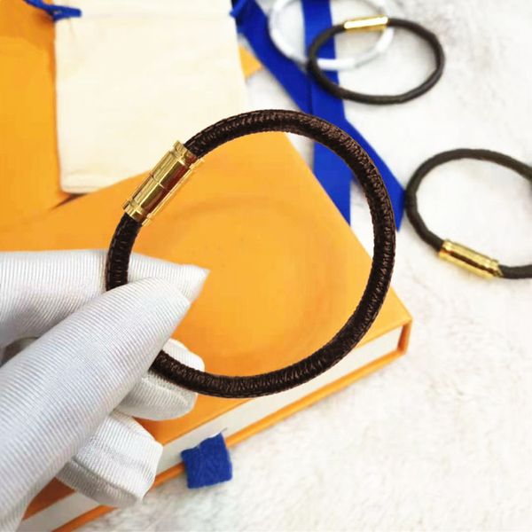 man woman bracelet fashion leather magnetic buckle bracelets chain jewelry wristband 4 color box need extra cost, Golden;silver
man woman bracelet fashion leather magnetic buckle bracelets chain jewelry wristband 4 color box need extra cost, Golden;silver