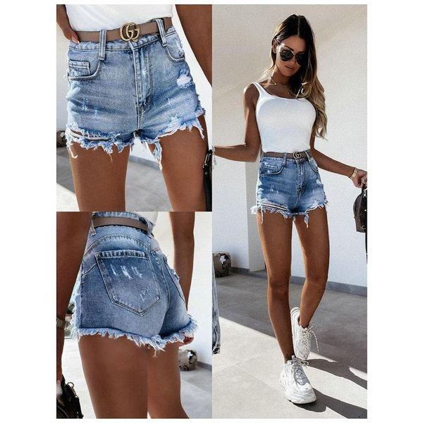 women's shorts 2021 summer high waist denim women casual loose ladies fashion ragged hem elastic bag blue and white jeans, White;black
women's shorts 2021 summer high waist denim women casual loose ladies fashion ragged hem elastic bag blue and white jeans, White;black