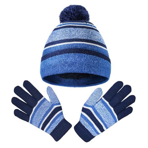 hats, scarves & gloves sets 1 set kids knitting hat warm fashionable autumn winter stripe knit cap for daily wear, Blue;gray
hats, scarves & gloves sets 1 set kids knitting hat warm fashionable autumn winter stripe knit cap for daily wear, Blue;gray