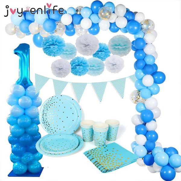 party decoration gold dot blue disposable tableware paper plate birthday kids 1st boy children's balloons supplie
party decoration gold dot blue disposable tableware paper plate birthday kids 1st boy children's balloons supplie