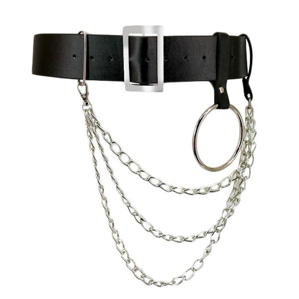 belts mytl women pu leather harness body with chain waist bondage garters punk adjustable suspender straps, Black;brown
belts mytl women pu leather harness body with chain waist bondage garters punk adjustable suspender straps, Black;brown