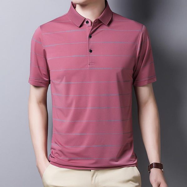 men's polos 2021 summer striped shirt men business office work male streetwear black green pink short sleeve fashion mens, White;black
men's polos 2021 summer striped shirt men business office work male streetwear black green pink short sleeve fashion mens, White;black