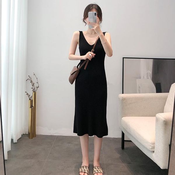 casual dresses women's clothing wind goddess temperament round collar elastic knitting trim hip vest woman da526, Black;gray
casual dresses women's clothing wind goddess temperament round collar elastic knitting trim hip vest woman da526, Black;gray