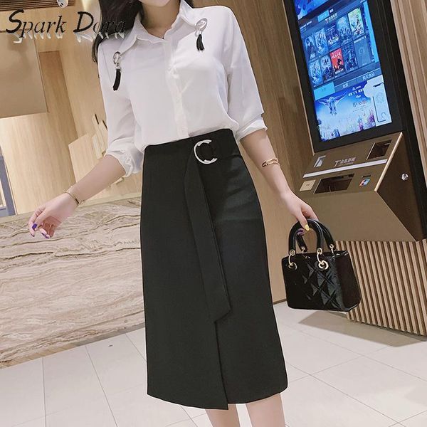 skirts sparkdora mid length skirt summer 2021 sweet and fashionable all-around high waist irregular split for women, Black 
skirts sparkdora mid length skirt summer 2021 sweet and fashionable all-around high waist irregular split for women, Black