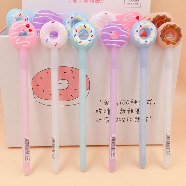 gel pens 48 pcs/lot creative donuts pen cute silicone 0.5mm black ink signature school writing supplies stationery gift
gel pens 48 pcs/lot creative donuts pen cute silicone 0.5mm black ink signature school writing supplies stationery gift