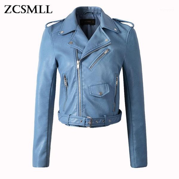 five-color belt leather jacket 2021 autumn women's korean style slim motorcycle coat women & faux, Black
five-color belt leather jacket 2021 autumn women's korean style slim motorcycle coat women & faux, Black