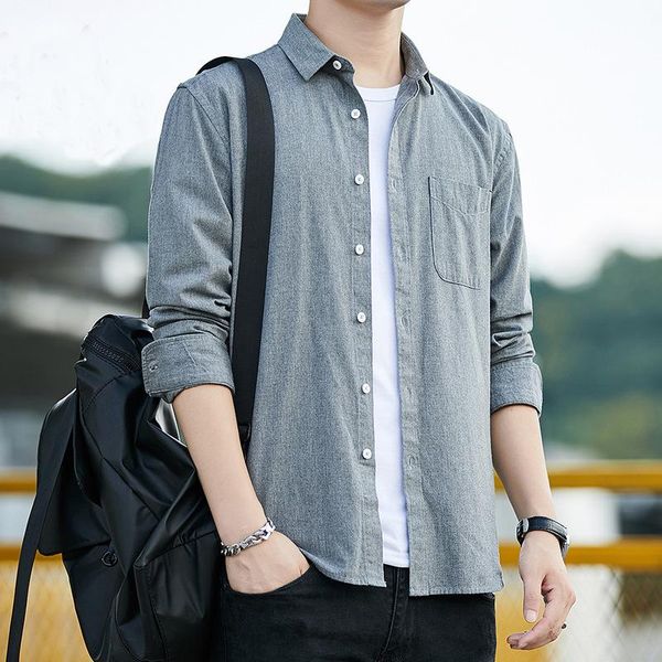 men's casual shirts solid shirt mens spring autumn long sleeve cotton men pocket slim work business camisas breathable chemise homme, White;black
men's casual shirts solid shirt mens spring autumn long sleeve cotton men pocket slim work business camisas breathable chemise homme, White;black