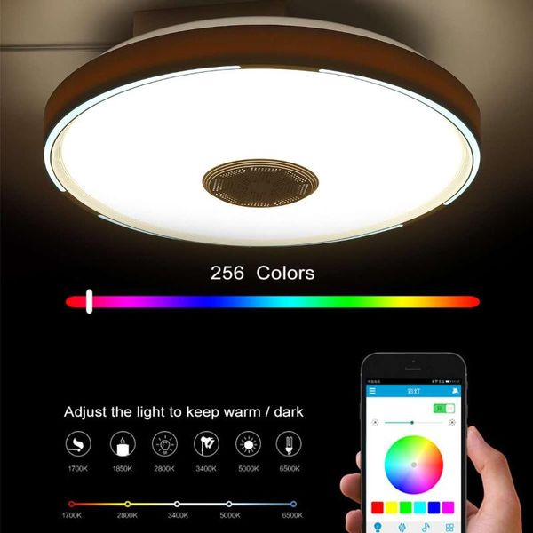ceiling lights 100w wifi app smart control led light modern rgb lamp bluetooth music for living room home lighting
ceiling lights 100w wifi app smart control led light modern rgb lamp bluetooth music for living room home lighting
