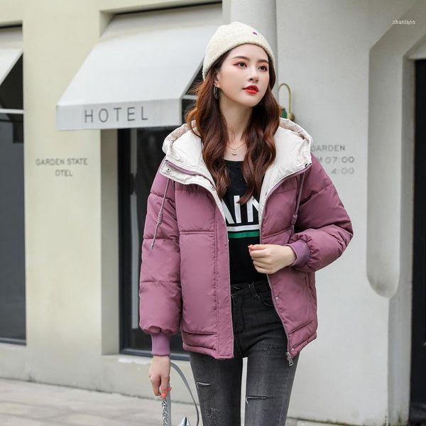 zcwxm cotton padded parka short women winter warm jacket korean version loose fashion casual coat ladies clothing 1, Black
zcwxm cotton padded parka short women winter warm jacket korean version loose fashion casual coat ladies clothing 1, Black