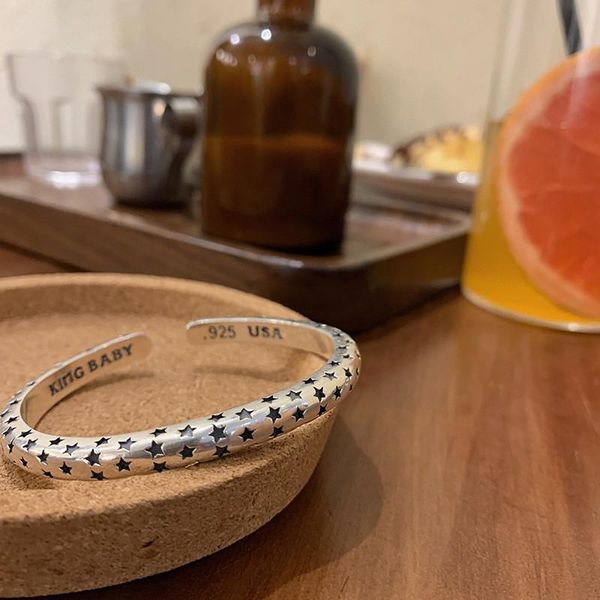 bangle miuoxion retro full of stars bracelet personality simple punk party jewelry for women feature namour charm gift all seasons, Black
bangle miuoxion retro full of stars bracelet personality simple punk party jewelry for women feature namour charm gift all seasons, Black