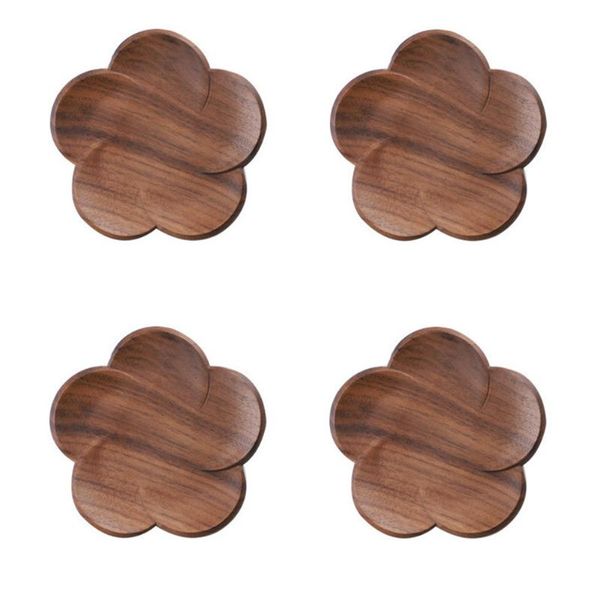 mats & pads 4pcs walnut coasters kitchen accessories anti-scald mat dining decor tea cup
mats & pads 4pcs walnut coasters kitchen accessories anti-scald mat dining decor tea cup