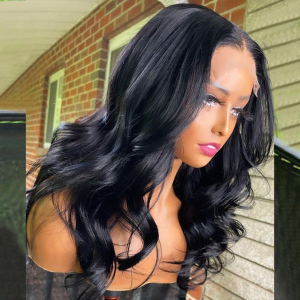synthetic wigs middle part lace front body wave hair for women 13x3 wig with baby heat resistant fiber, Black
synthetic wigs middle part lace front body wave hair for women 13x3 wig with baby heat resistant fiber, Black