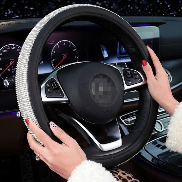steering wheel covers bling cover for women pu leather with crystal rhinestones universal 37 to 38 cm car accessories
steering wheel covers bling cover for women pu leather with crystal rhinestones universal 37 to 38 cm car accessories