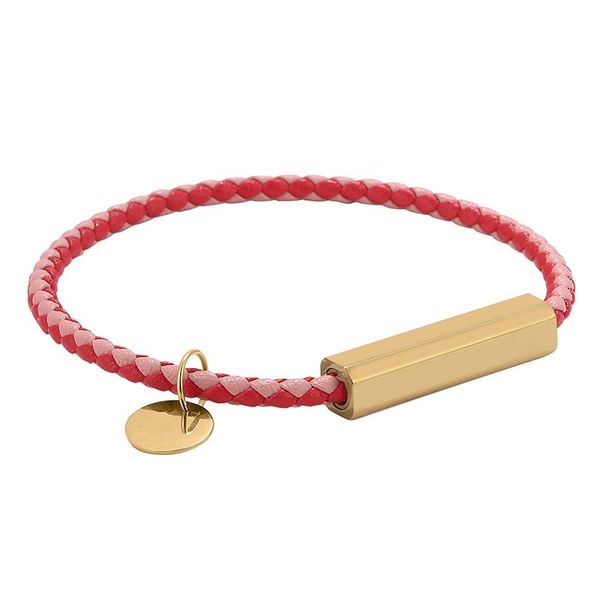 simple charm jewelry red & pink braided leather bracelet women men stainless steel magnet buckle couples bangles pd0716 bracelets, Golden;silver
simple charm jewelry red & pink braided leather bracelet women men stainless steel magnet buckle couples bangles pd0716 bracelets, Golden;silver