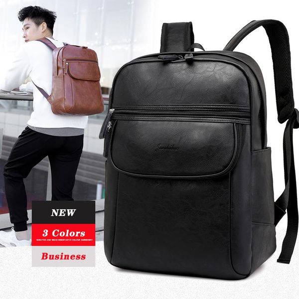 backpack luxury men's backpacks pu leather business man bag 2021 designer lapbig capacity computer male
backpack luxury men's backpacks pu leather business man bag 2021 designer lapbig capacity computer male