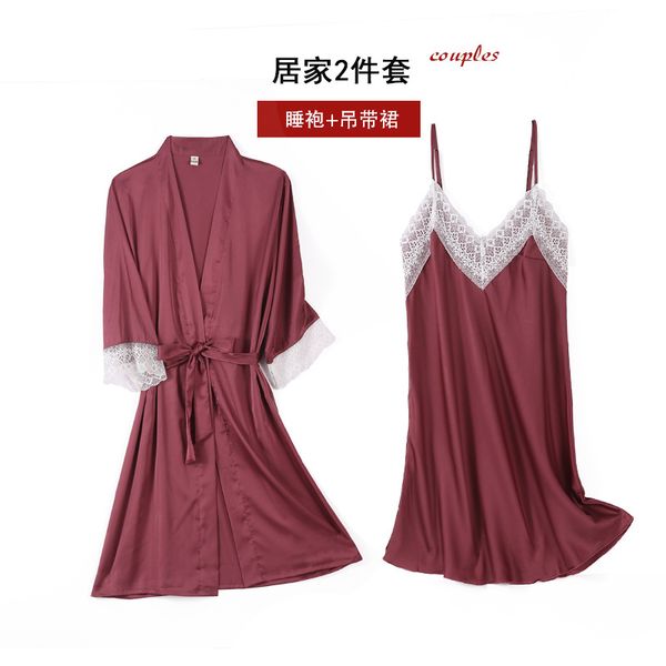 women robe & gown sets female flower lace silk sleep lounge bathrobe robe bridesmaid wedding sleepwear elegant nightdress, Black;red
women robe & gown sets female flower lace silk sleep lounge bathrobe robe bridesmaid wedding sleepwear elegant nightdress, Black;red