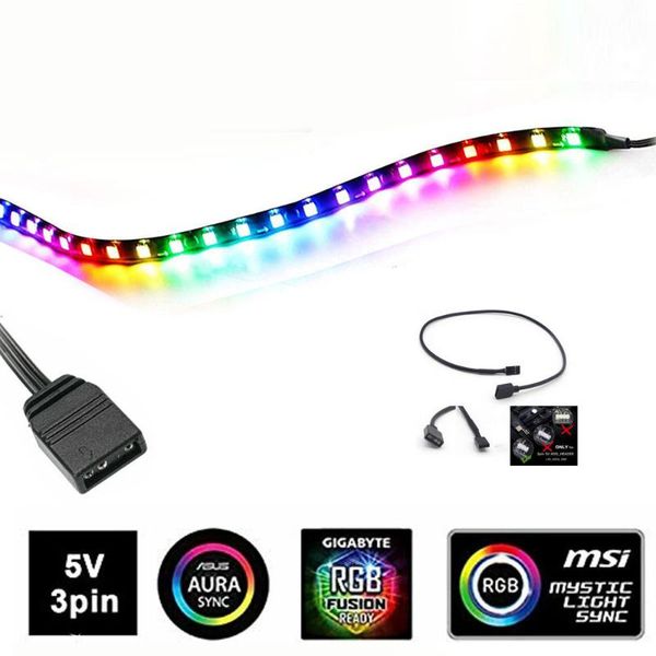 addressable rainbow pc digital led strip tape for 5v 3pin argb header case asus aura sync gigabyte rgb fusion msi mystic strips
addressable rainbow pc digital led strip tape for 5v 3pin argb header case asus aura sync gigabyte rgb fusion msi mystic strips