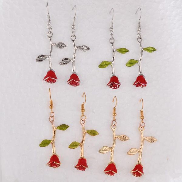 dangle & chandelier gold color golden enamel leaf rose flower earrings for women metal alloy girl drop earring jewelry fashion jewellery, Silver
dangle & chandelier gold color golden enamel leaf rose flower earrings for women metal alloy girl drop earring jewelry fashion jewellery, Silver