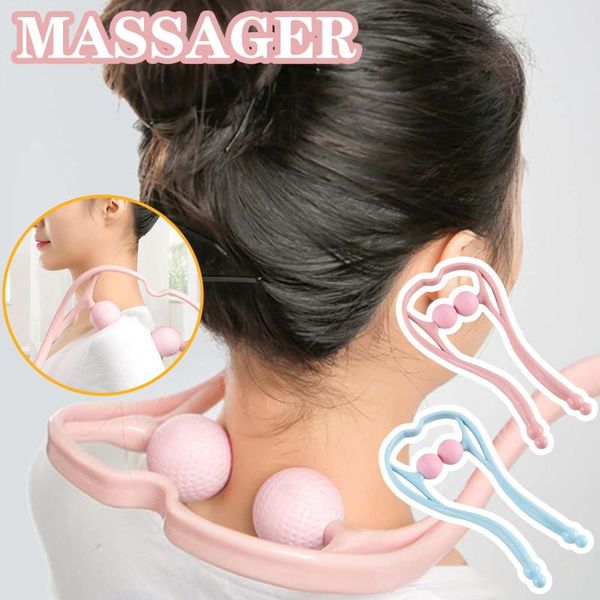 40# manual spine massager cervical shoulder neck kneading multifunctional massage clip office household health roller accessories
40# manual spine massager cervical shoulder neck kneading multifunctional massage clip office household health roller accessories
